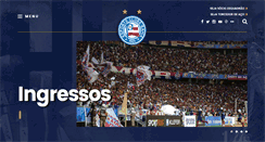 Desktop Screenshot of esporteclubebahia.com.br